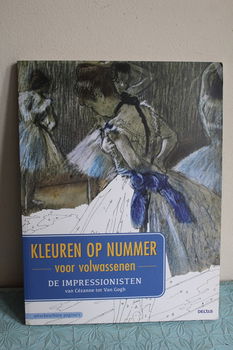 Kleuren op nummer voor volwassenen - de Impressionisten - 0