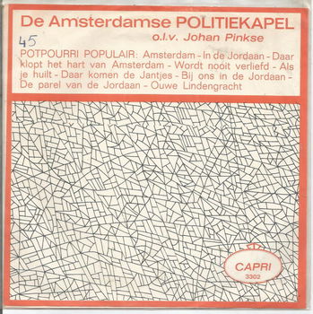 De Amsterdamse Politiekapel – Potpourri Populair (1960) - 0