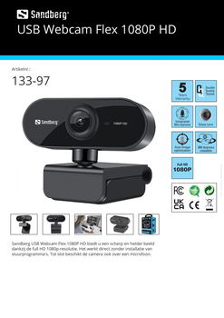 USB Webcam Flex 1080P HD - 4