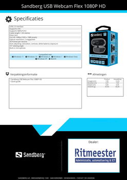 USB Webcam Flex 1080P HD - 5