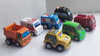 7x Kleine autootjes - speelgoedauto's- speelgoed auto's - 0 - Thumbnail