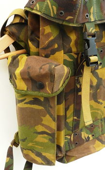 Rugtas / Rugzak, Gevechts, Woodland Camouflage, Koninklijke Landmacht, 1995.(Nr.1) - 1