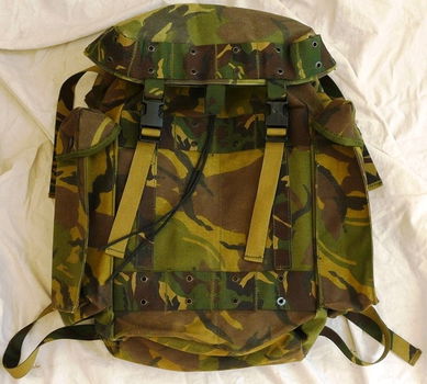 Rugtas / Rugzak, Gevechts, Woodland Camouflage, Koninklijke Landmacht, 1995.(Nr.1) - 4