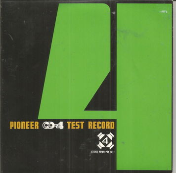 CD-4 – Pioneer CD-4 Test Record (Japan 1974) - 0