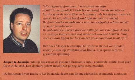 JASPER & JASMIJN, DE BRONZEN SLEUTEL VAN BREDA - John van Ierland - 1