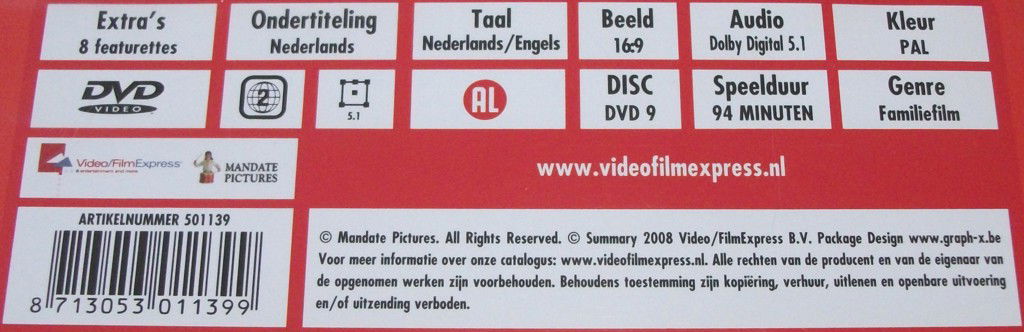 Dvd *** WONDERWINKEL VAN MR. MAGORIUM *** - 2