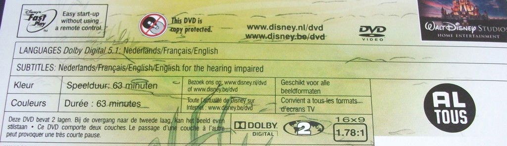 Dvd *** WINNIE DE POEH *** Walt Disney Gouden Rugnummer 55 - 2