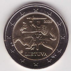 2 euro 2020 Litouwen (UNC)