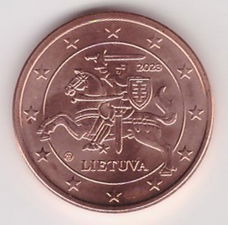 5 cent 2023 Litouwen (UNC)