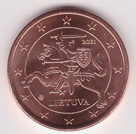 5 cent 2021 Litouwen (UNC) - 0