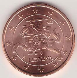 5 cent 2015 Litouwen (UNC) - 0