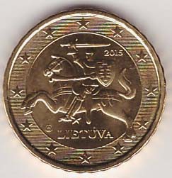 10 cent 2015 Litouwen (UNC) - 0