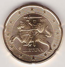 20 cent 2017 Litouwen (UNC)