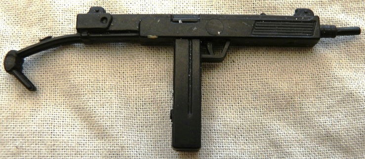 Actiefiguur Action Figure Accessory, UZI Gun, VOICE PATROL, TOY ISLAND, 1980s.(Nr.1) - 1