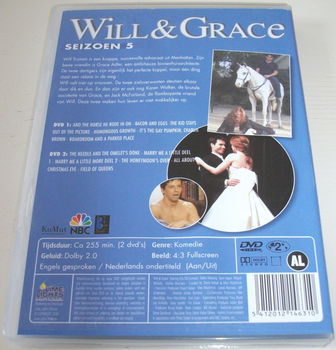 Dvd *** WILL & GRACE *** Seizoen 5: Afl 1 - 12 - 1