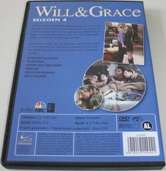 Dvd *** WILL & GRACE *** Seizoen 4: Afl 1 - 6 - 1