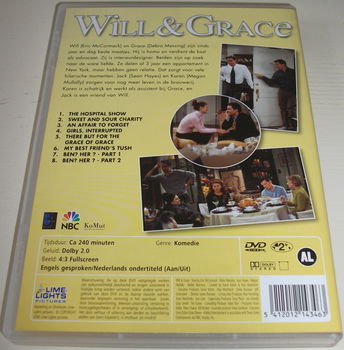 Dvd *** WILL & GRACE *** Seizoen 2: Afl 17 - 24 - 1