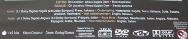 Dvd *** WHERE EAGLES DARE *** - 2 - Thumbnail