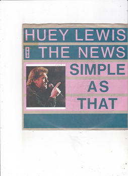 Single Huey Lewis & The News - Simple as that - 0