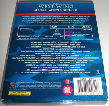 Dvd *** WEST WING *** 3-DVD Boxset Seizoen 2: Afl 1-11 - 1