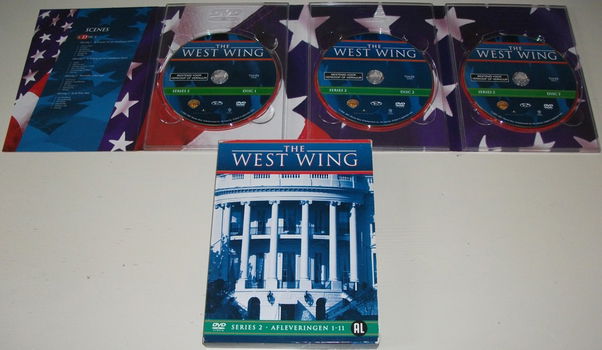 Dvd *** WEST WING *** 3-DVD Boxset Seizoen 2: Afl 1-11 - 3