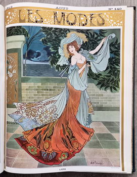 Les Modes Revue Mensuelle 1912 Jaargang Barbier Helleu etc - 1