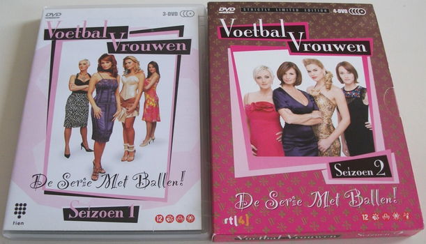 Dvd *** VOETBAL VROUWEN *** 3-DVD Boxset Seizoen 1 - 4