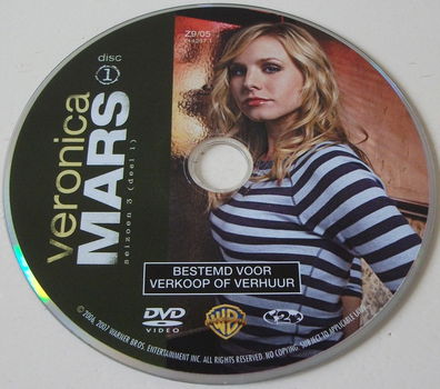 Dvd *** VERONICA MARS *** Seizoen 3: Deel 1: Disc 1 - 0