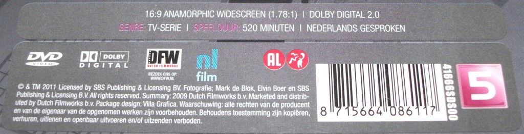 Dvd *** VERBORGEN GEBREKEN *** 4-DVD Boxset Seizoen 3 - 2