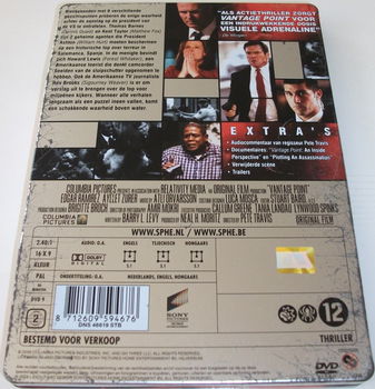 Dvd *** VANTAGE POINT *** Limited Edition Steelbook - 1