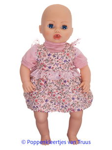 Baby Annabell 43 cm Setje oudroze/bloemetjes/multi