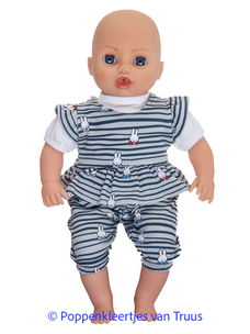 Baby Annabell 43 cm Setje Nijntje/blauw/wit/streep