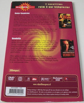 Dvd *** UNDER SUSPICION & VENDETTA *** 2-Filmpack - 1