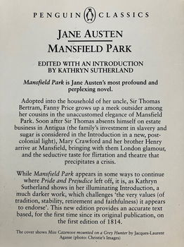 Mansfield Park - Jane Austen - 1