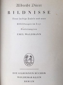 Die silbernen Bücher: Albrecht Dürer - Bildnisse - Waldmann - 2