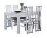 Eettafel Chrome decoratie Hoogglans MDF wit zwart SALE! - 2 - Thumbnail