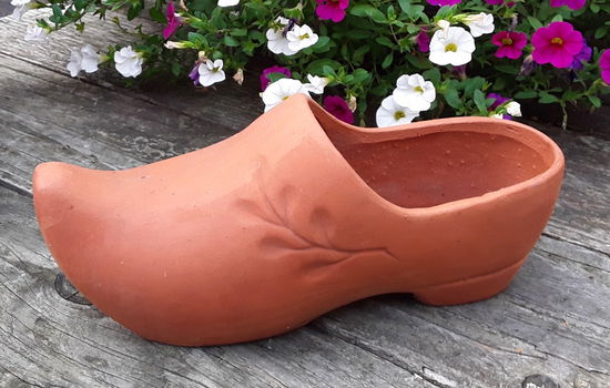 Terracotta klomp bloempot hangbloempot muurhanger - 1