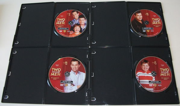 Dvd *** TWO AND A HALF MEN *** 4-DVD Boxset Seizoen 1 - 5