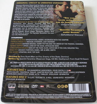 Dvd *** TRUE ROMANCE *** 2-Disc Boxset Director's Cut Steelbook - 1