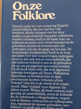 Onze folklore - S.J. van der Molen - 1