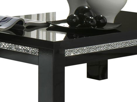 Salontafel Forever Chrome Hoogglans zwart-wit SALE - 3