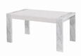 Aanbieding-Eettafel Victoria hoogglans wit marmer - 1 - Thumbnail