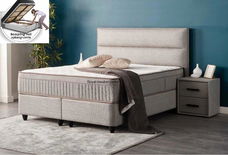 Boxspring Wenen opbergbed complete set-SALE-