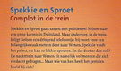 SPEKKIE EN SPROET, COMPLOT IN DE TREIN - Vivian den Hollander - 1 - Thumbnail