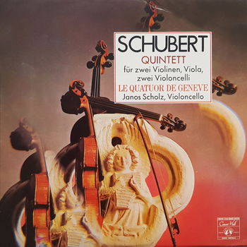 LP - Schubert - Quintett für zwei Violinen - Le Quatuor de Geneve - 0