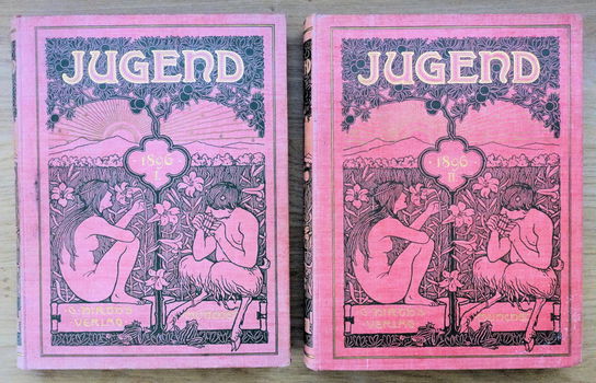 Jugend Jaargang 1896 (vol I en 2) Jugendstil Art Nouveau - 1