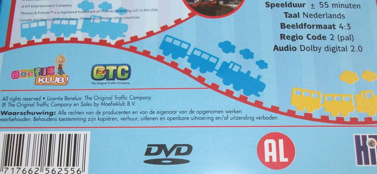 Dvd *** THOMAS DE STOOMLOCOMOTIEF *** Deel 8: Rock 'n Roll - 2