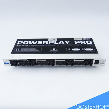 Behringer Powerplay Pro 4 Channel Headphone Distribution Amp HA4600 - 1