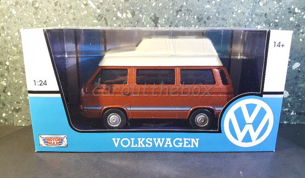 VW T3 Camper bruin 1:24 Motormax Mo094 - 3