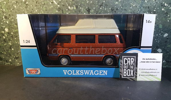 VW T3 Camper bruin 1:24 Motormax Mo094 - 5